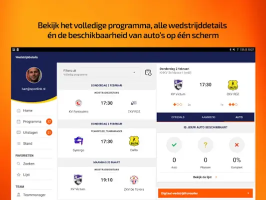 KNKV Wedstrijdzaken android App screenshot 3
