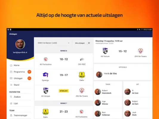 KNKV Wedstrijdzaken android App screenshot 4